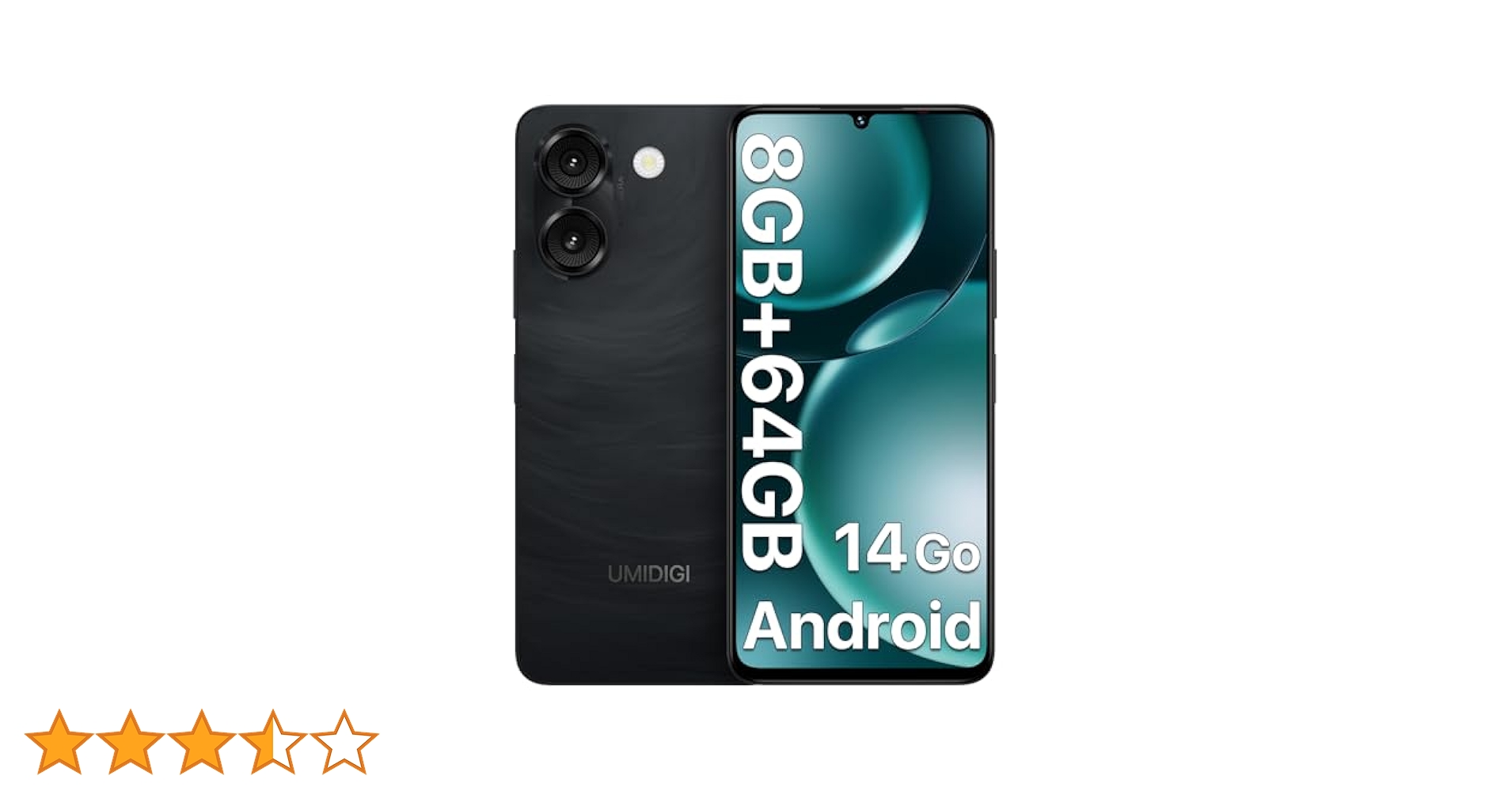Amazon | UMIDIGI G9A simフリー スマホ 本体 8GBRAM+64GB/1TB